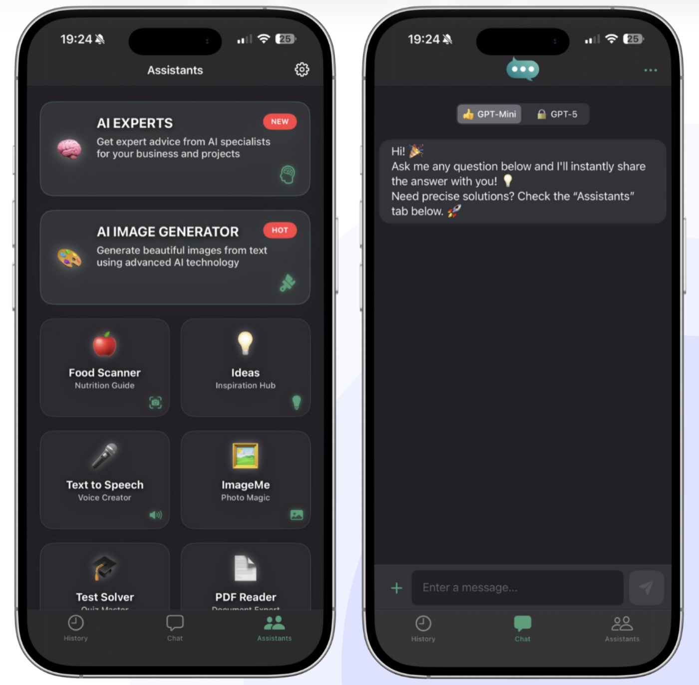 Custom AI app — multi-model chat with agents