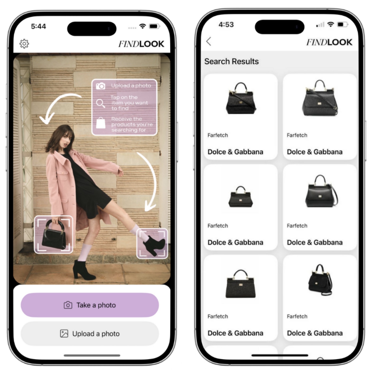 Find Look — photo-to-product search